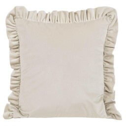 Eurofirany Poszewka dekoracyjna 45x45 Velvet 25 C kremowa