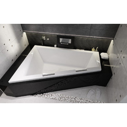 Riho Doppio wanna narożna 180x130cm prawa+nóżki+syfon B033001005/207097/19975