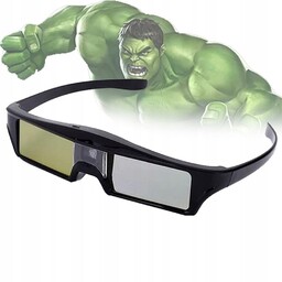 Okulary 3D Do Projektorów Dlp Rechargeable Usb Aktywne