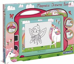 Clementoni Unicorn Tablica Magnetyczna, Wielokolorowy, 47 x 3.5
