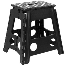 EHOKERY Stołek składany Amigo Czarny