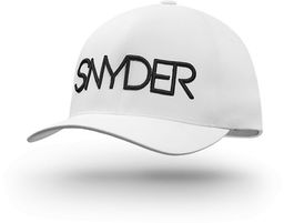 Czapka golfowa SNYDER Delta White L/XL, YUPOONG, FLEXFIT