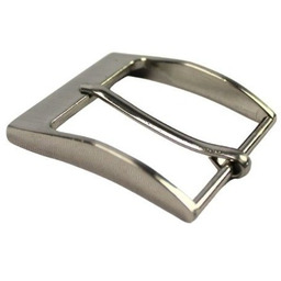 Klamra Do Paska Męskiego Skórzanego 40 mm Srebrna