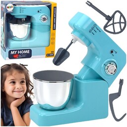 Robot Planetarny Kuchenny Zabawkowy Mikser Z Miską Turkusowy