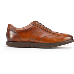 Męskie sneakersy ze skóry licowej na platformie