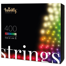Twinkly Inteligentne lampki choinkowe 400 RGB+W 32m