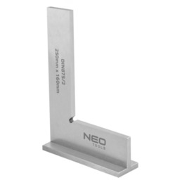 Kątownik z podstawą DIN875/2 250x160 mm NEO