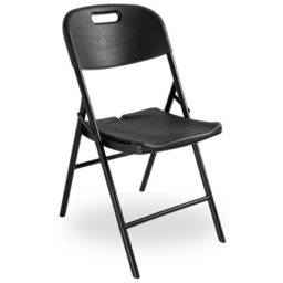 EHOKERY Krzesło składane Woodland Czarny Zyskaj