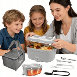 Lunchbox Podgrzewany Elektryczny 1.5L Na 220V 24V 12V
