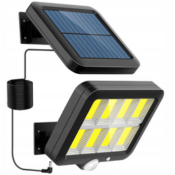 2 x Lampa Solarna Led Czujnik Ruchu Zmierzchu
