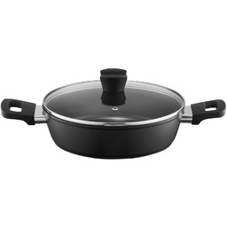 Patelnia głęboka z pokrywą z powłoką Qualum Basic