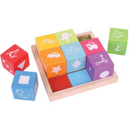 Bigjigs Toys, pierwsze klocki z obrazkami