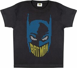 DC komiksy Batman 8-bitowa maska dziewczęca koszulka oficjalny