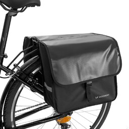 Wozinsky torba rowerowa sakwa na bagażnik 28l czarna