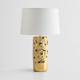 Lampa Stołowa Lenni z motywem liściastym