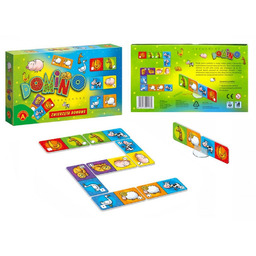 Gra Domino Obrazkowe Zwierzęta Domowe Alexander 6346-GRY-ALEXANDER