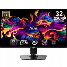Msi 31,5" Mag 321UP Qd-oled 3840x2160 (uhd 4K)|