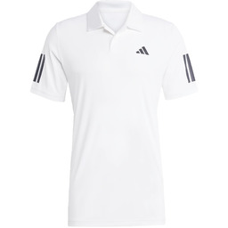 adidas Mężczyźni CLUB TENNIS 3-STRIPES POLO SHIRT, White,