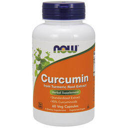 Now Foods Turmeric Curcumin, kurkumina, 60 kapsułek wegańskich
