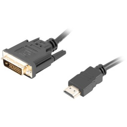 LANBERG Kabel HDMI - DVI-D Single Link CA-HDDV-10CC-0005-BK