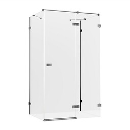 Avexa New Trendy Gunmetal Brushed kabina prysznicowa przyścienna