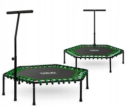 TRAMPOLINA FITNESS Z UCHWYTEM DO 100KG DO UŻYTKU