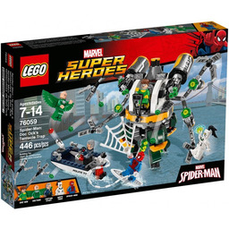 LEGO Marvel, Super Heroes, klocki Spiderman Pułapka, 76059