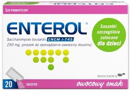 Enterol Lek probiotyczny 250 mg, 20 saszetek