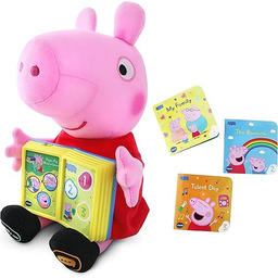 VTech-80-552222 Pluszowa Świnka Interactive Dowiedz się z rozbieżnymi