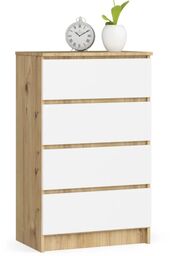 Komoda do sypialni, 4 szuflady, STILO, 60x40x99 cm,