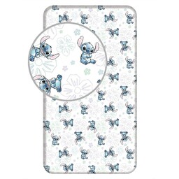Jerry Fabrics Prześcieradło bawełniane z gumką 90x200 Lilo