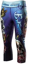 Leginsy Mma Extreme Hobby damskie Skull 2 3/4