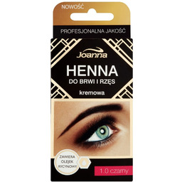 JOANNA_Henna do brwi i rzęs kremowa 1.0 Czarny