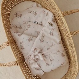 Rożek Becik Niemowlęcy Muślinowy Króliczki