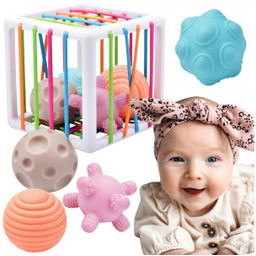 Elastyczna Kostka Sensoryczna Sorter dla Dzieci Zwariowane Kształty