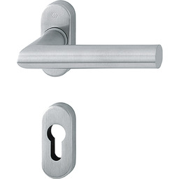 Amsterdam - Komplet klamek ze stali nierdzewnej F69