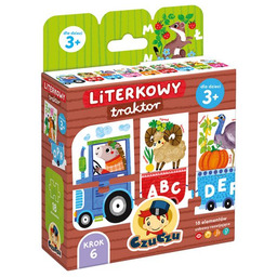 CzuCzu Literkowy traktor 3+