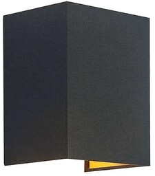 Lindby - Lukani Lampa Ścienna Black/Gold/Nickel