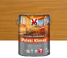 V33 Lazura ochronna POLSKI KLIMAT impregnująco-dekoracyjna sosna skandynawska