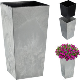 Donica ogrodowa Pesaro 25 cm szary beton