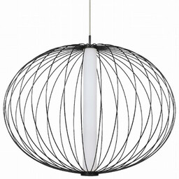 Druciana lampa wisząca TREVISO LP-798/1P S BK Light