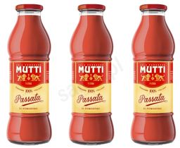 Zestaw Mutti Passata - Przecier pomidorowy (3x700 g)