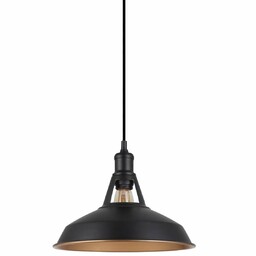 Industrialna LAMPA wisząca FREYA MDM-2315/1 M BK+GD Italux