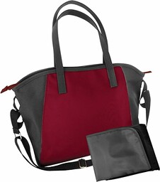 dBb Remond Modna torba do pieluchy szary/Marsala