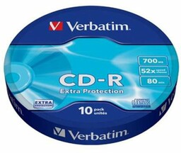 VERBATIM Płyta CD-R, 700 MB, 52x (10 szt.)