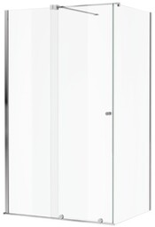 Excellent Ortigo kabina prostokątna 120x80 cm przejrzysta chrom