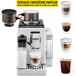 DELONGHI Ekspres Rivelia EXAM 440.55.W Kawa mrożona (2