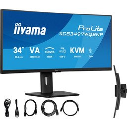 OUTLET Monitor iiyama XCB3497WQSNP-B1 34" zakrzywiony VA LED