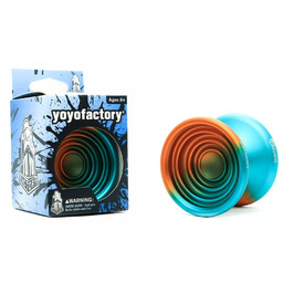Yoyo Metalowe YoYoFactory Bullseye Orange Teal Fade