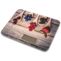 Waga kuchenna szklana elektroniczna płaska 15 kg